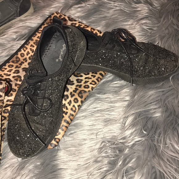 Qupid Shoes - Tenny shoes sparkly